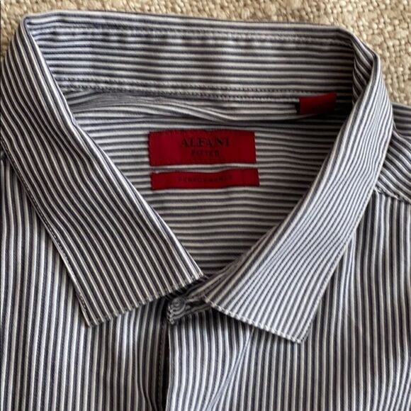 Alfani Fitted Casual Button Down Shirt. Size XL - Picture 1 of 4